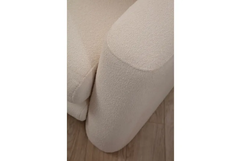 Makhan Sofa med Sjeselong 3-seter - Lys beige - Møbler - Sofaer - Sofaer med sjeselong - 3 seters sofa med divan