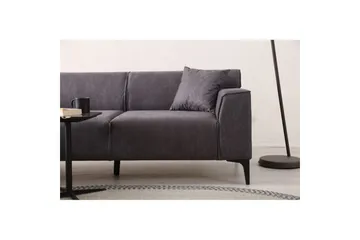 Malpani Sofa med Divan 3-sits - Antrasitt - Møbler - Sofaer - Sofaer med sjeselong - 3 seters sofa med divan