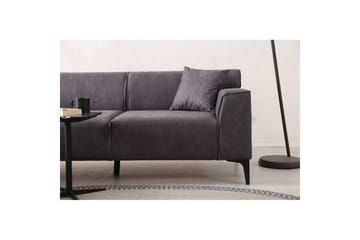 Malpani Sofa med Divan 3-sits - Antrasitt - Møbler - Sofaer - Sofaer med sjeselong - 3 seters sofa med divan