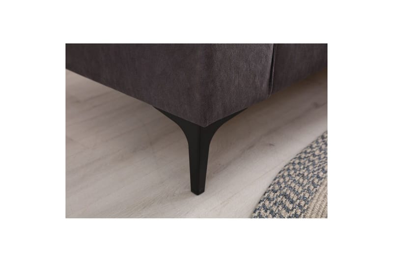 Malpani Sofa med Divan 3-sits - Antrasitt - Møbler - Sofaer - Sofaer med sjeselong - 3 seters sofa med divan
