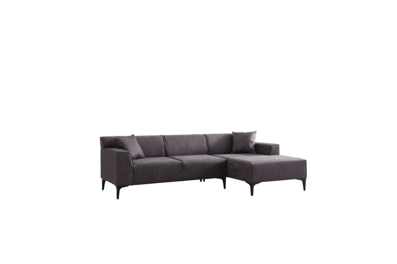 Malpani Sofa med Divan 3-sits - Antrasitt - Møbler - Sofaer - Sofaer med sjeselong - 3 seters sofa med divan