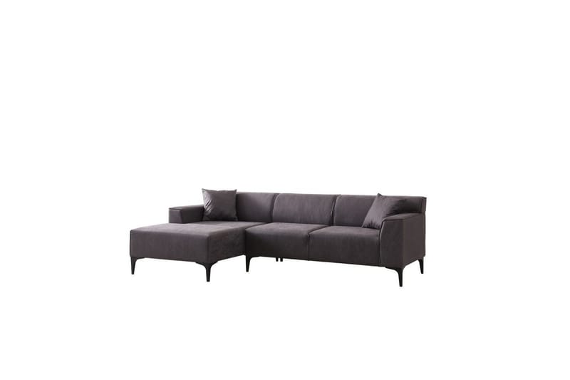 Malpani Sofa med Divan 3-sits, Antrasitt