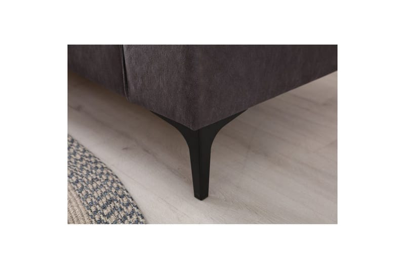 Malpani Sofa med Divan 3-sits - Antrasitt - Møbler - Sofaer - Sofaer med sjeselong - 3 seters sofa med divan