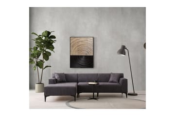 Malpani Sofa med Divan 3-sits - Antrasitt - Møbler - Sofaer - Sofaer med sjeselong - 3 seters sofa med divan