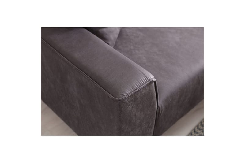 Malpani Sofa med Divan 3-sits - Antrasitt - Møbler - Sofaer - Sofaer med sjeselong - 3 seters sofa med divan