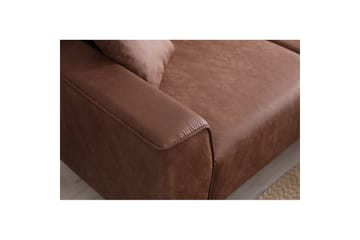 Malpani Sofa med Divan 3-sits - Cognac - Møbler - Sofaer - Sofaer med sjeselong - 4 seters sofa med divan