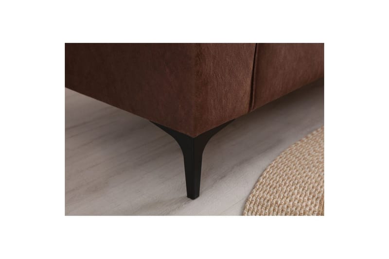 Malpani Sofa med Divan 3-sits - Cognac - Møbler - Sofaer - Sofaer med sjeselong - 4 seters sofa med divan
