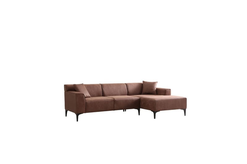 Malpani Sofa med Divan 3-sits - Cognac - Møbler - Sofaer - Sofaer med sjeselong - 4 seters sofa med divan