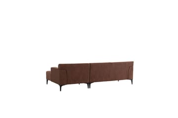 Malpani Sofa med Divan 3-sits - Cognac - Møbler - Sofaer - Sofaer med sjeselong - 4 seters sofa med divan