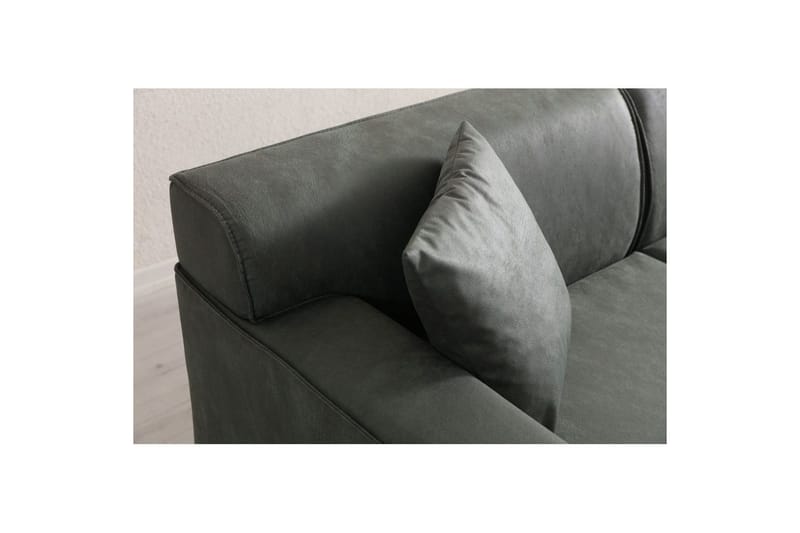 Malpani Sofa med Divan 3-sits - Grønn - Møbler - Sofaer - Sofaer med sjeselong - 4 seters sofa med divan