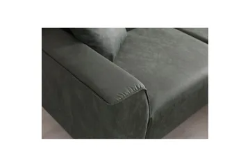 Malpani Sofa med Divan 3-sits - Grønn - Møbler - Sofaer - Sofaer med sjeselong - 4 seters sofa med divan