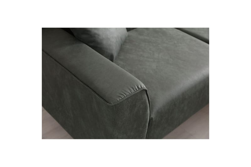 Malpani Sofa med Divan 3-sits - Grønn - Møbler - Sofaer - Sofaer med sjeselong - 4 seters sofa med divan