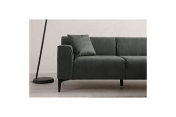 Malpani Sofa med Divan 3-sits - Grønn - Møbler - Sofaer - Sofaer med sjeselong - 4 seters sofa med divan