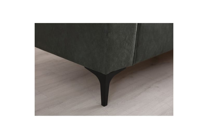 Malpani Sofa med Divan 3-sits - Grønn - Møbler - Sofaer - Sofaer med sjeselong - 4 seters sofa med divan