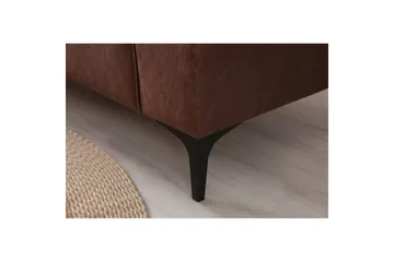 Malpani Sofa med Divan 4-sits - Cognac - Møbler - Sofaer - Sofaer med sjeselong - 4 seters sofa med divan