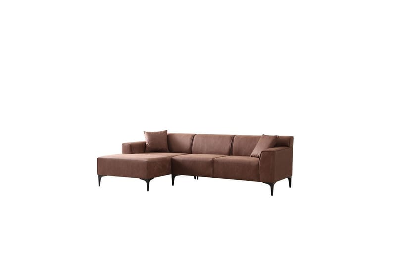 Malpani Sofa med Divan 4-sits, Cognac