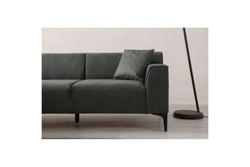 Malpani Sofa med Divan 4-sits - Grønn - Møbler - Sofaer - Sofaer med sjeselong - 4 seters sofa med divan
