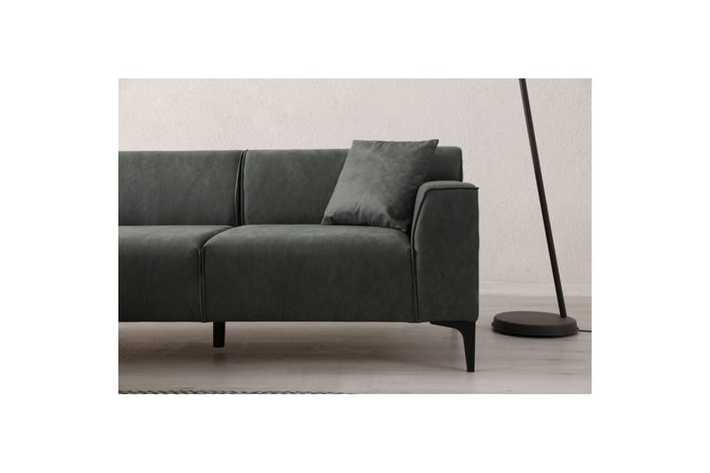 Malpani Sofa med Divan 4-sits - Grønn - Møbler - Sofaer - Sofaer med sjeselong - 4 seters sofa med divan