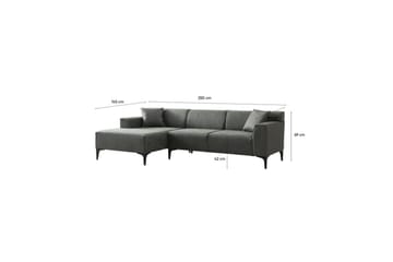 Malpani Sofa med Divan 4-sits - Grønn - Møbler - Sofaer - Sofaer med sjeselong - 4 seters sofa med divan