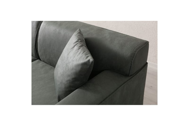 Malpani Sofa med Divan 4-sits - Grønn - Møbler - Sofaer - Sofaer med sjeselong - 4 seters sofa med divan