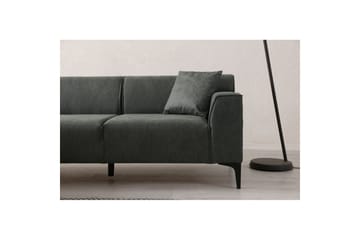 Malpani Sofa med Divan 4-sits - Grønn - Møbler - Sofaer - Sofaer med sjeselong - 4 seters sofa med divan