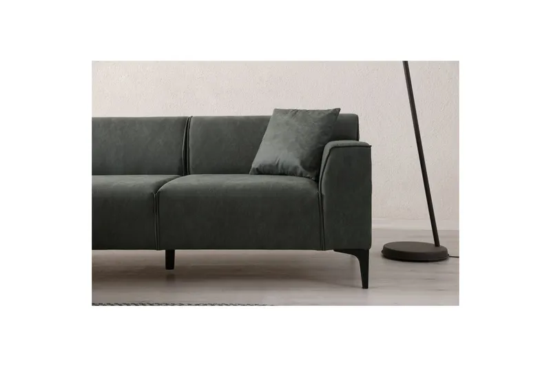 Malpani Sofa med Divan 4-sits - Grønn - Møbler - Sofaer - Sofaer med sjeselong - 4 seters sofa med divan