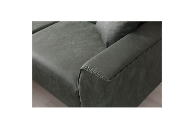 Malpani Sofa med Divan 4-sits - Grønn - Møbler - Sofaer - Sofaer med sjeselong - 4 seters sofa med divan