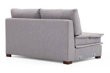 Mamerto Sofa m. Divan 4-seters - Lysegrå - Møbler - Sofaer - Sofaer med sjeselong - 4 seters sofa med divan