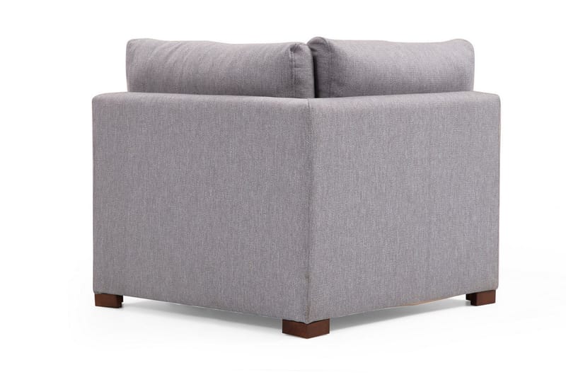 Mamerto Sofa m. Divan 4-seters - Lysegrå - Møbler - Sofaer - Sofaer med sjeselong - 4 seters sofa med divan