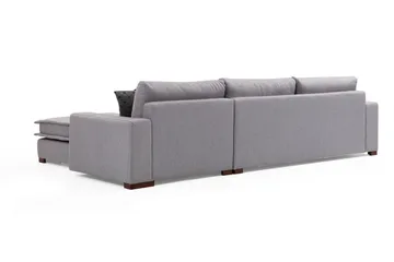 Mamerto Sofa m. Divan 4-seters - Lysegrå - Møbler - Sofaer - Sofaer med sjeselong - 4 seters sofa med divan