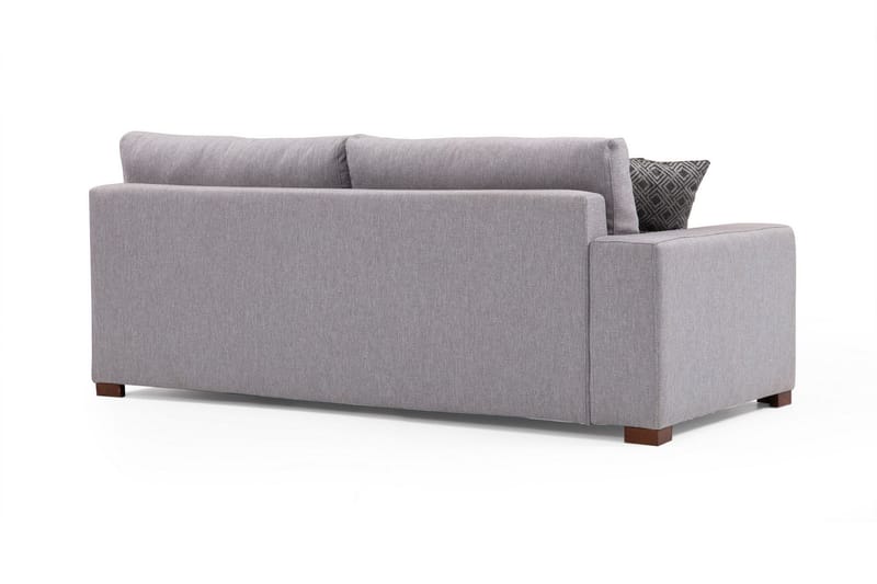 Mamerto Sofa m. Divan 4-seters - Lysegrå - Møbler - Sofaer - Sofaer med sjeselong - 4 seters sofa med divan