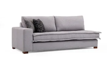 Mamerto Sofa m. Divan 4-seters - Lysegrå - Møbler - Sofaer - Sofaer med sjeselong - 4 seters sofa med divan