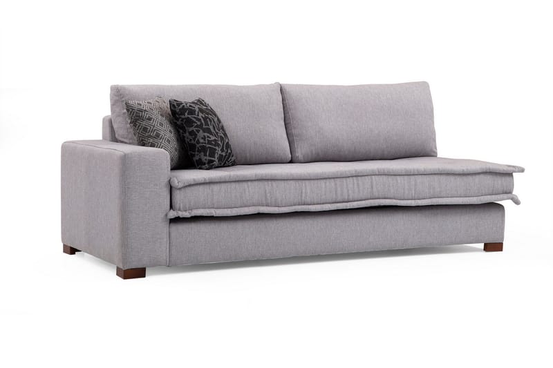 Mamerto Sofa m. Divan 4-seters - Lysegrå - Møbler - Sofaer - Sofaer med sjeselong - 4 seters sofa med divan