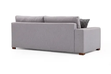 Mamerto Sofa m. Divan 4-seters - Lysegrå - Møbler - Sofaer - Sofaer med sjeselong - 4 seters sofa med divan