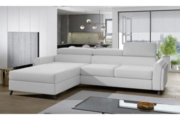 Mariall Divansofa Venstre - Hvit - Møbler - Sofaer - Sofaer med sjeselong