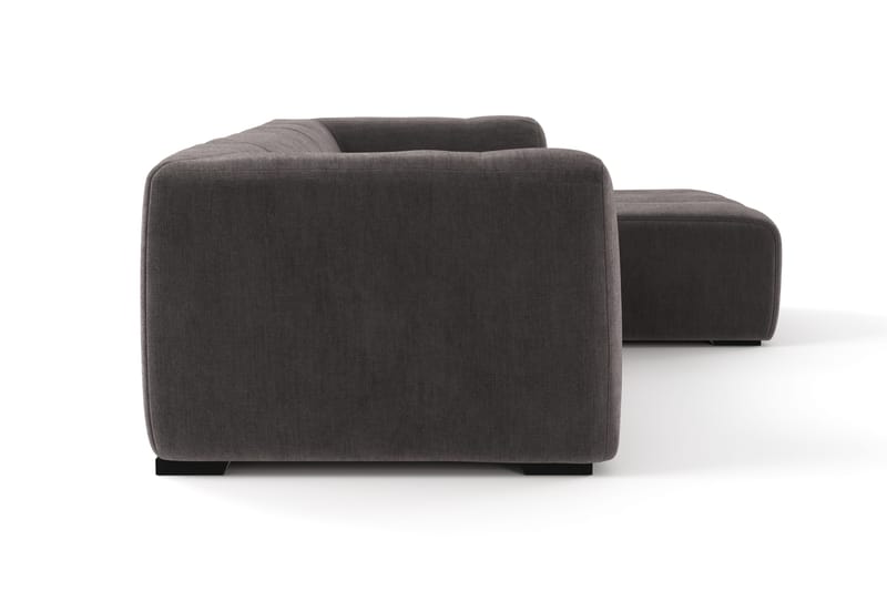 Marlow 3-seters Boblete Divansofa høyre - Grå - Møbler - Sofaer - Sofaer med sjeselong - 3 seters sofa med divan