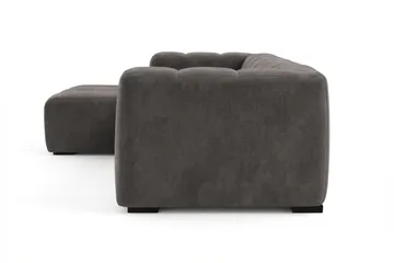 Marlow 3-seters boblete divansofa venstre - Grå - Møbler - Sofaer - Sofaer med sjeselong - 3 seters sofa med divan