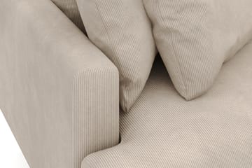 Menard 3-seters Høyrevendt L-formet Divansofa i Manchester - Greige - Møbler - Sofaer - Sofaer med sjeselong - 4 seters sofa med divan