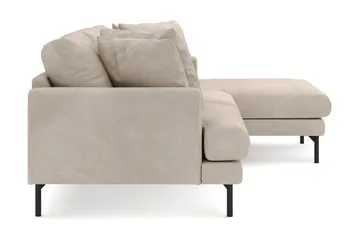 Menard 3-seters Høyrevendt L-formet Divansofa i Manchester - Greige - Møbler - Sofaer - Sofaer med sjeselong - 4 seters sofa med divan