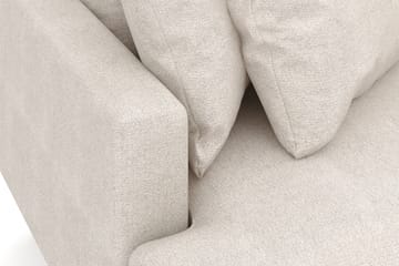 Menard 3-seters Høyrevendt L-formet Divansofa i Stoff - Beige - Møbler - Sofaer - Sofaer med sjeselong - 4 seters sofa med divan