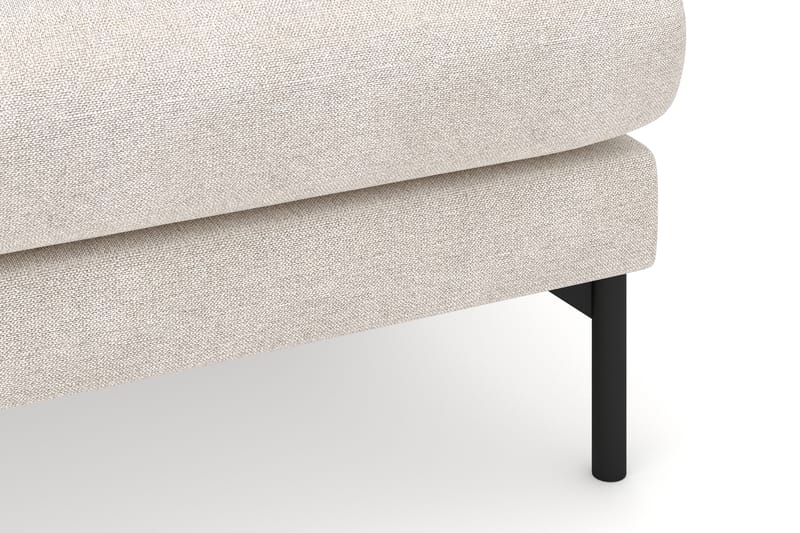 Menard 3-seters Høyrevendt L-formet Divansofa i Stoff - Beige - Møbler - Sofaer - Sofaer med sjeselong - 4 seters sofa med divan