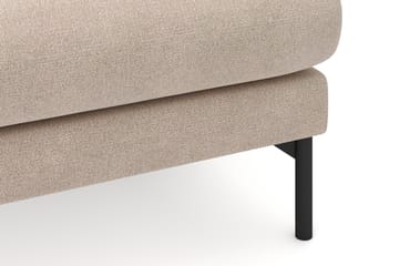 Menard 3-seters Høyrevendt L-formet Divansofa i Stoff - Beige - Møbler - Sofaer - Sofaer med sjeselong - 4 seters sofa med divan
