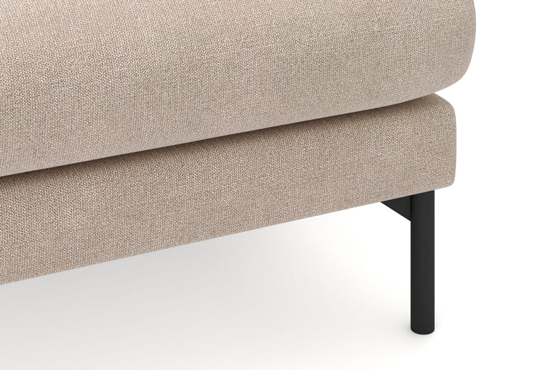 Menard 3-seters Høyrevendt L-formet Divansofa i Stoff - Beige - Møbler - Sofaer - Sofaer med sjeselong - 4 seters sofa med divan