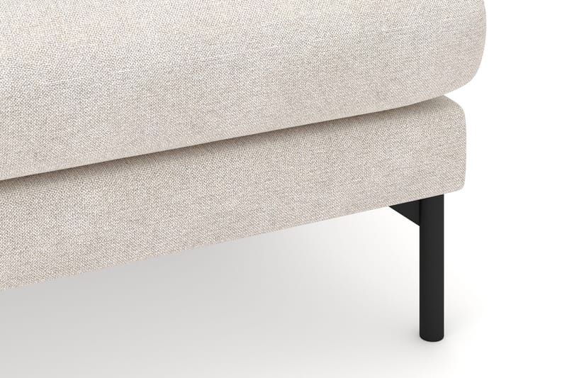 Menard 3-seters Høyrevendt L-formet Divansofa i Stoff - Beige - Møbler - Sofaer - Sofaer med sjeselong - 4 seters sofa med divan