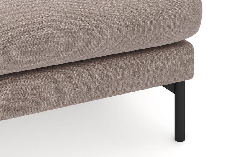 Menard 3-seters Høyrevendt L-formet Divansofa i Stoff - Brun - Møbler - Sofaer - Sofaer med sjeselong - 3 seters sofa med divan