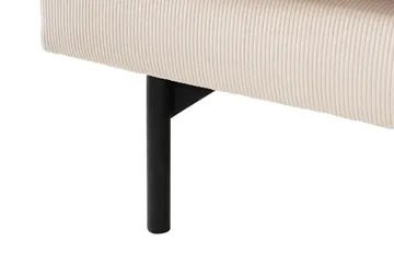 Menard 4-seters Høyrevendt Dyp L-formet Sjeselongsofa i Manchester - Beige - Møbler - Sofaer - Sofaer med sjeselong - 4 seters sofa med divan