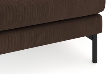 Menard 4-seters Høyrevendt Dyp L-formet Sjeselongsofa i Manchester - Brun - Møbler - Sofaer - Sofaer med sjeselong - 4 seters sofa med divan