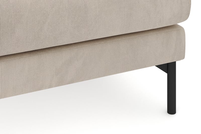 Menard 4-seters Høyrevendt Dyp L-formet Sjeselongsofa i Manchester - Greige - Møbler - Sofaer - Sofaer med sjeselong - 4 seters sofa med divan