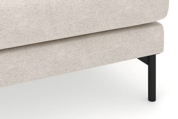 Menard 4-seters Høyrevendt Dyp L-formet Sjeselongsofa i Stoff - Beige - Møbler - Sofaer - Sofaer med sjeselong - 4 seters sofa med divan