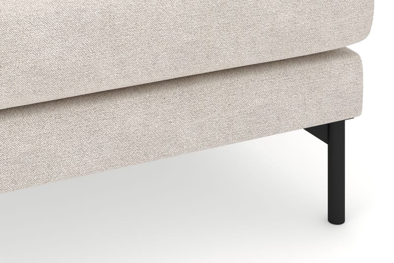 Menard 4-seters Høyrevendt Dyp L-formet Sjeselongsofa i Stoff - Beige - Møbler - Sofaer - Sofaer med sjeselong - 4 seters sofa med divan